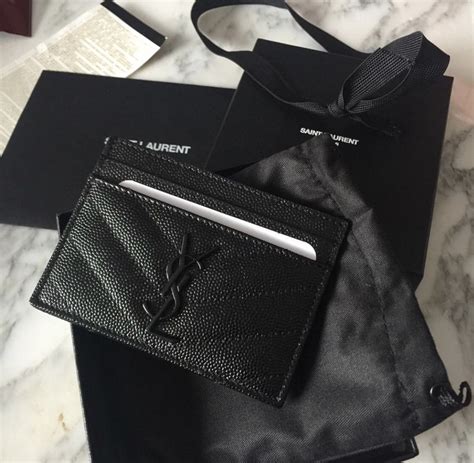 ysl silver cash|ysl card cases.